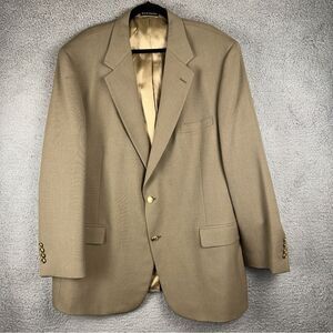 Wimbledon of England Blazer Mens 48L Golf Buttons Wool Blend Sport Coat Tennis